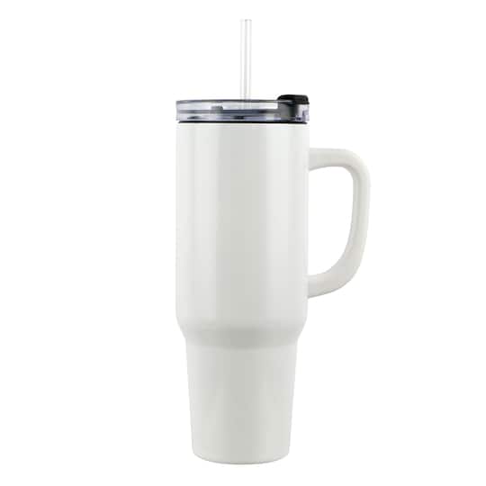 40oz. Stainless Steel Sublimation Tumbler with Handle by Make Market®